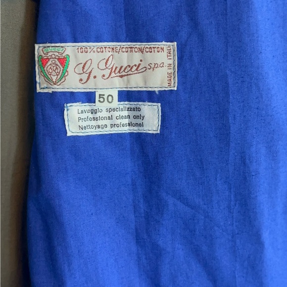 Vintage Gucci cotton over coat. - Picture 5 of 7